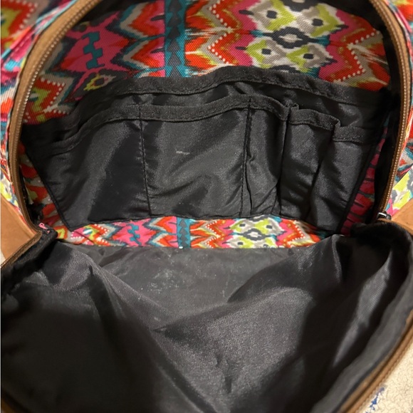 Roxy Aztec Print Colorful Backpack - Picture 5 of 5